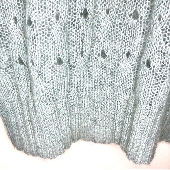 Lord & Taylor Mohair Delicate Open Knit Cardigan - Picture 7 of 9